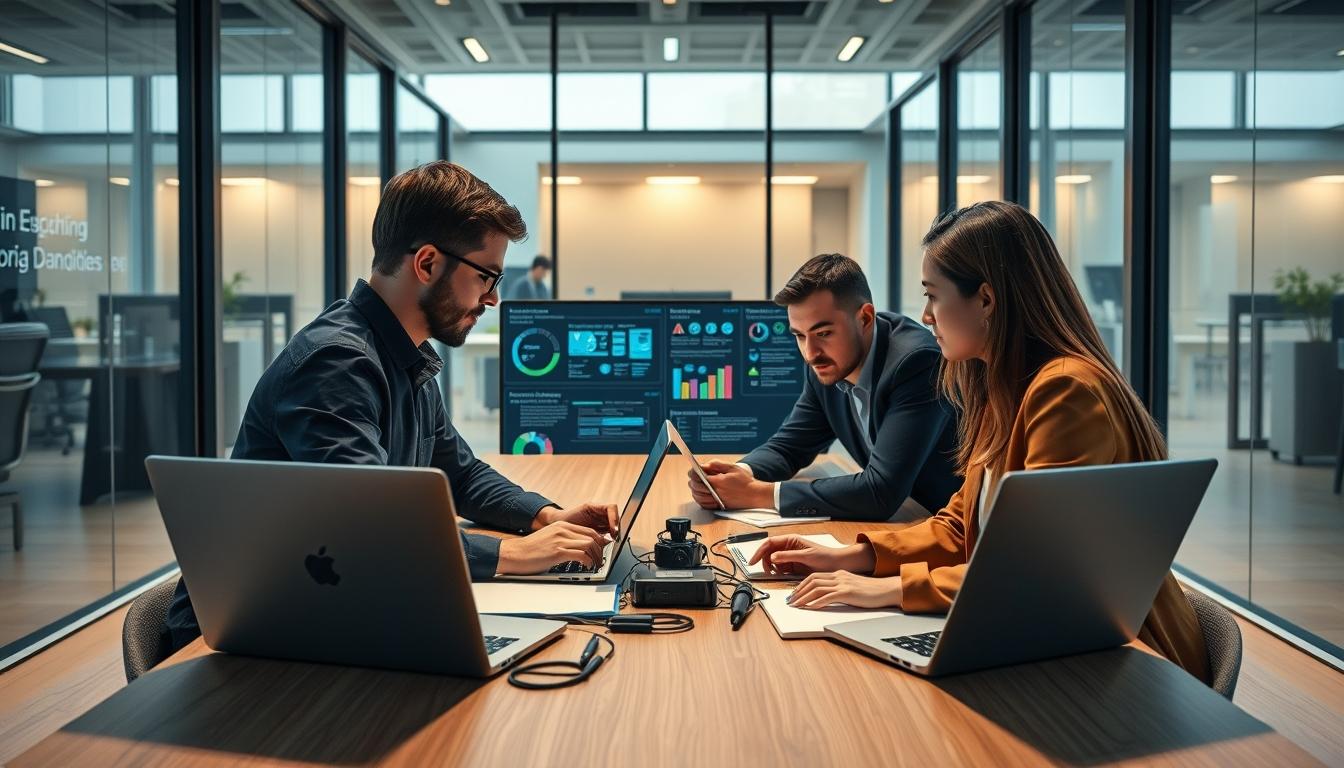 Business software planning session